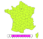 Carte de répartition en France